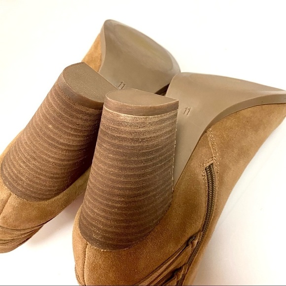 Michael Shannon Kelsey Tan Suede Ankle Boot 11 Chelsea Western - Picture 8 of 14